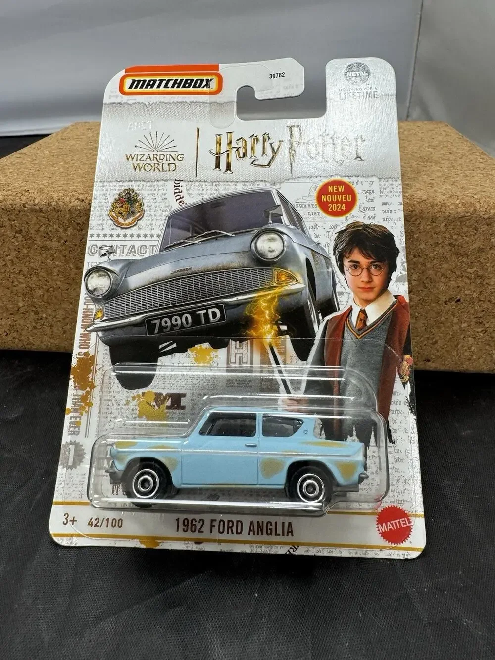 Matchbox Harry Potter 1962 Ford Anglia Blue Flying Car Wizarding World 2024 #42